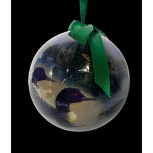 Common Loon Christmas Ornament Cape Shore NEW Ball Maine Lake Camp Cabin Lodge
